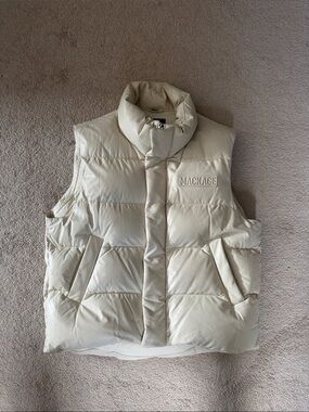 Mackage Men's Off-White Puffer Vest